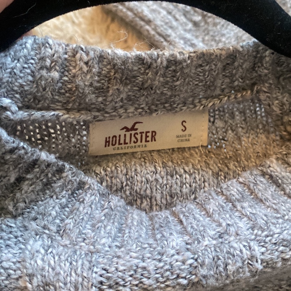 Gray Knit Sweater Dress - Picture 7 of 8